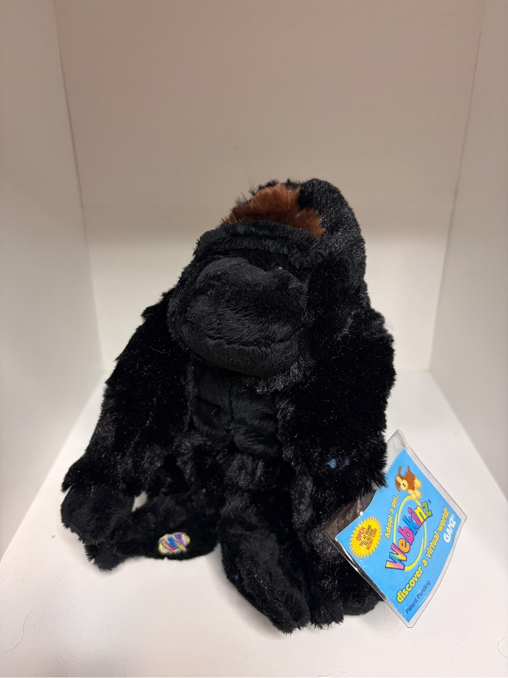 NWT Webkinz Black Gorilla with code